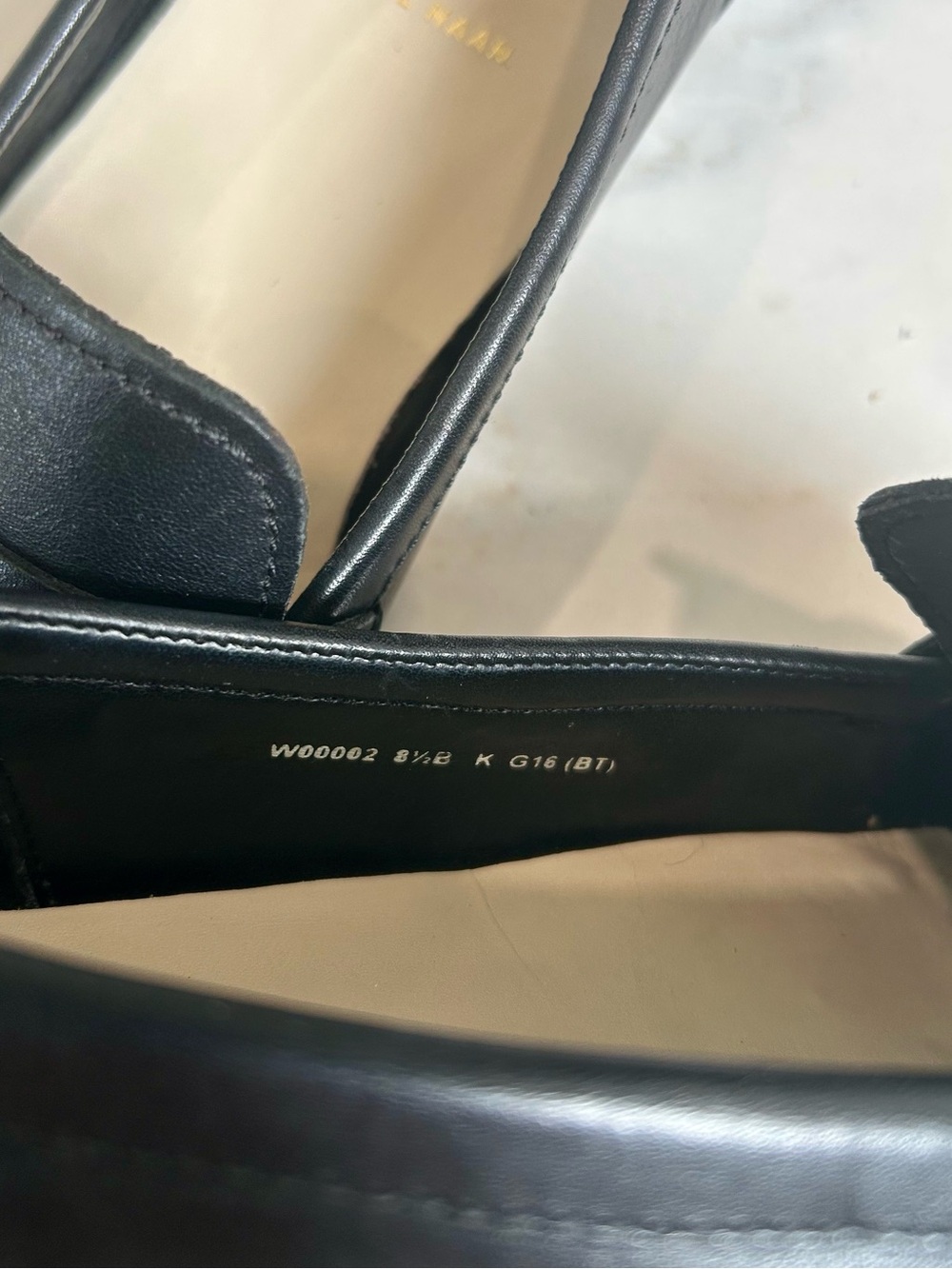 Cole Haan Pinch Hand Sewn Black Leather Classic Penny Loafers - Picture 6 of 10